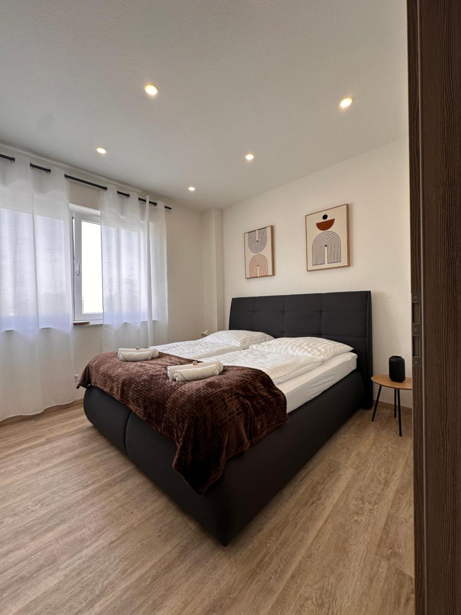 Amao-Obsidian I 120Qm I Elegantes Business- & Familienapartment I 3 Schlafzimmer I Kingsize Betten Schwanau Exteriör bild